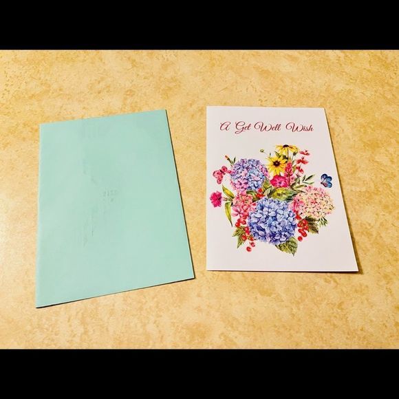 A Get Well Wish Greetings Card - Picture 2 of 4
